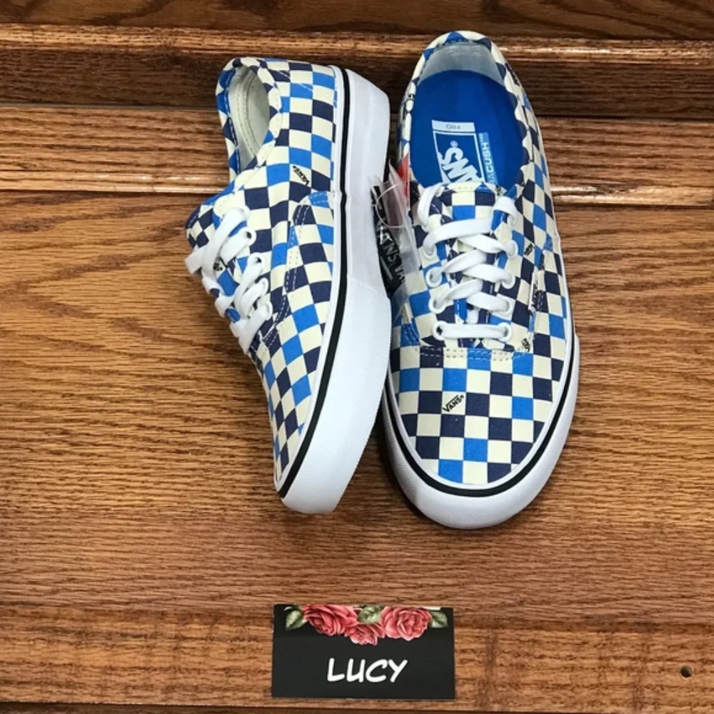 Vans Authentic Pro Checkerboard Classic‎ White Shoes